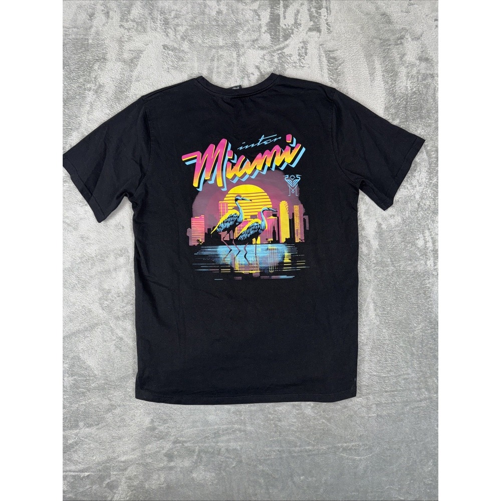 Men's Black Inter‎ Miami CF Quintessential Heavyweight Relaxed T-Shirt